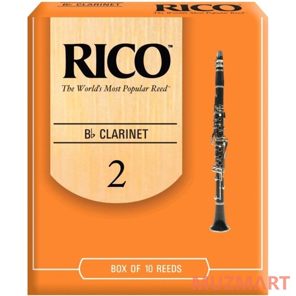 Rico RCA1020 №2 Трости для кларнета 10 шт.