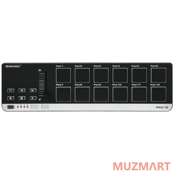 Omnitronic PAD-12 MIDI Controller Портативный USB-MIDI-контроллер