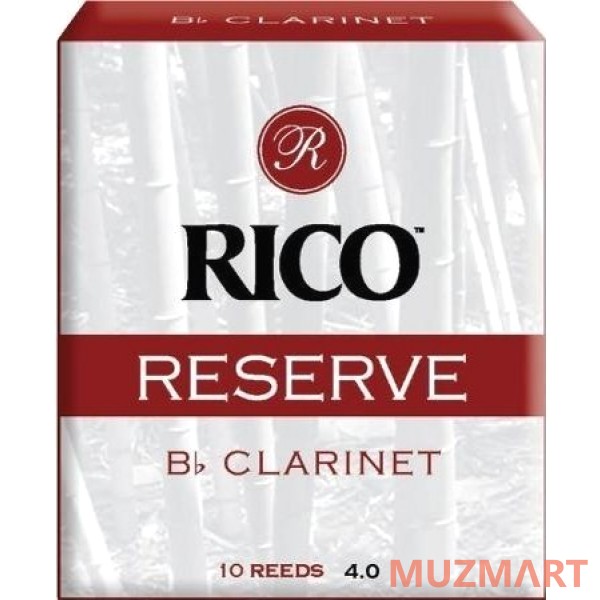 Rico RCR1040 Reserve №4 Трости для кларнета Bb 10 шт/упак.
