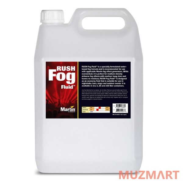 Martin RUSH Fog Fluid Жидкость для генераторов дыма среднего рассеивания
