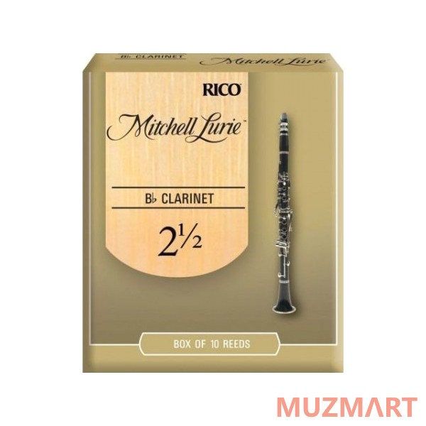 Rico RML10BCL250 Micheal Lurie Bb №2,5 Трости для кларнета 10 шт/упак