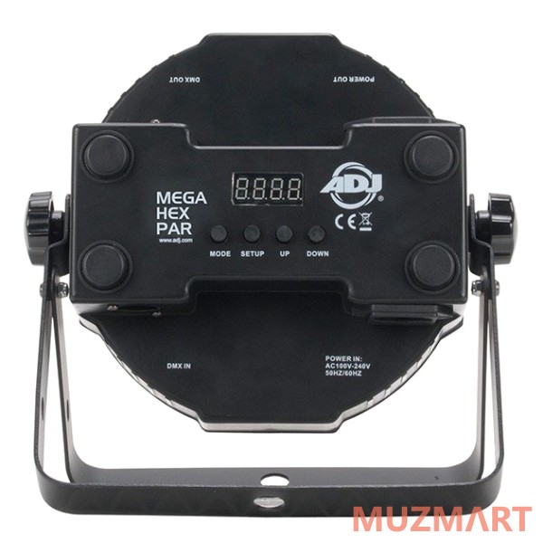 American DJ Mega HEX Par компактный, низкопрофильный прожектор par, 5 светодиодов